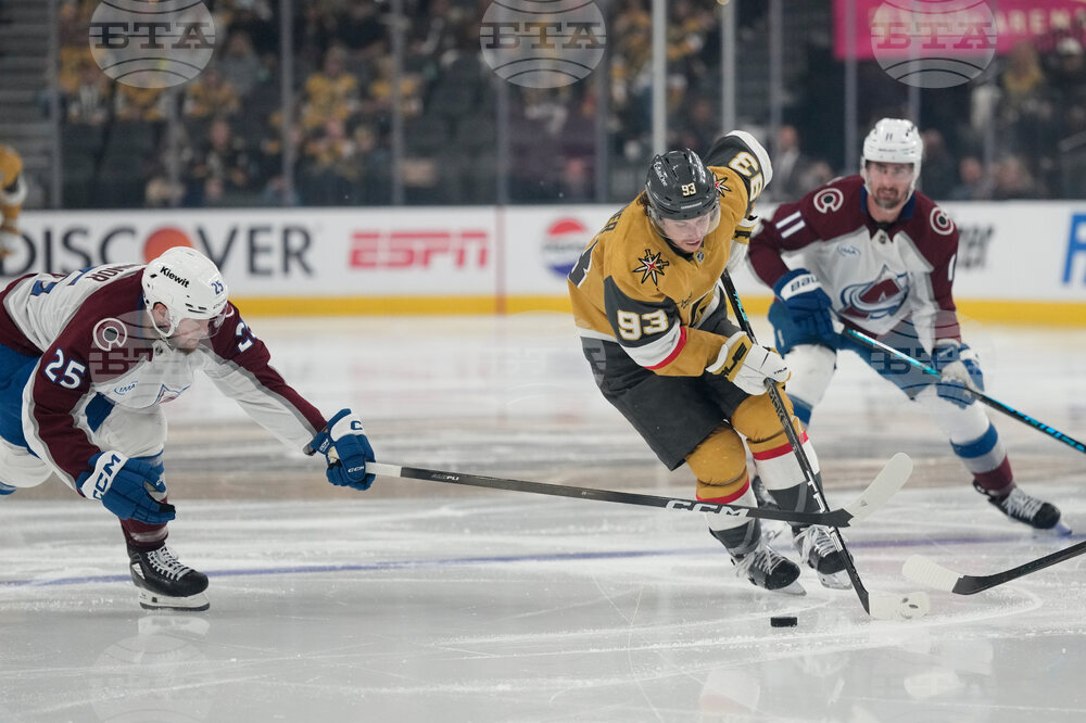 Avalanche Golden Knights Hockey
