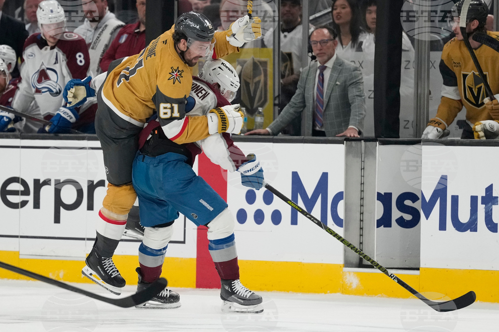 Avalanche Golden Knights Hockey