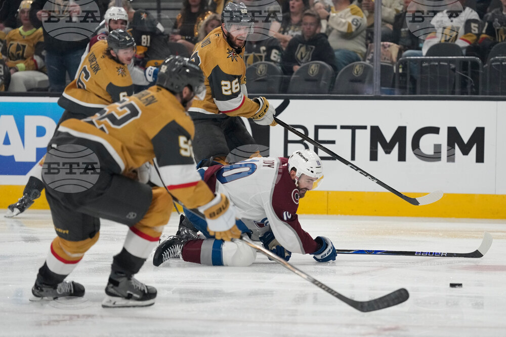 Avalanche Golden Knights Hockey
