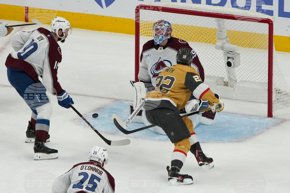 Avalanche Golden Knights Hockey