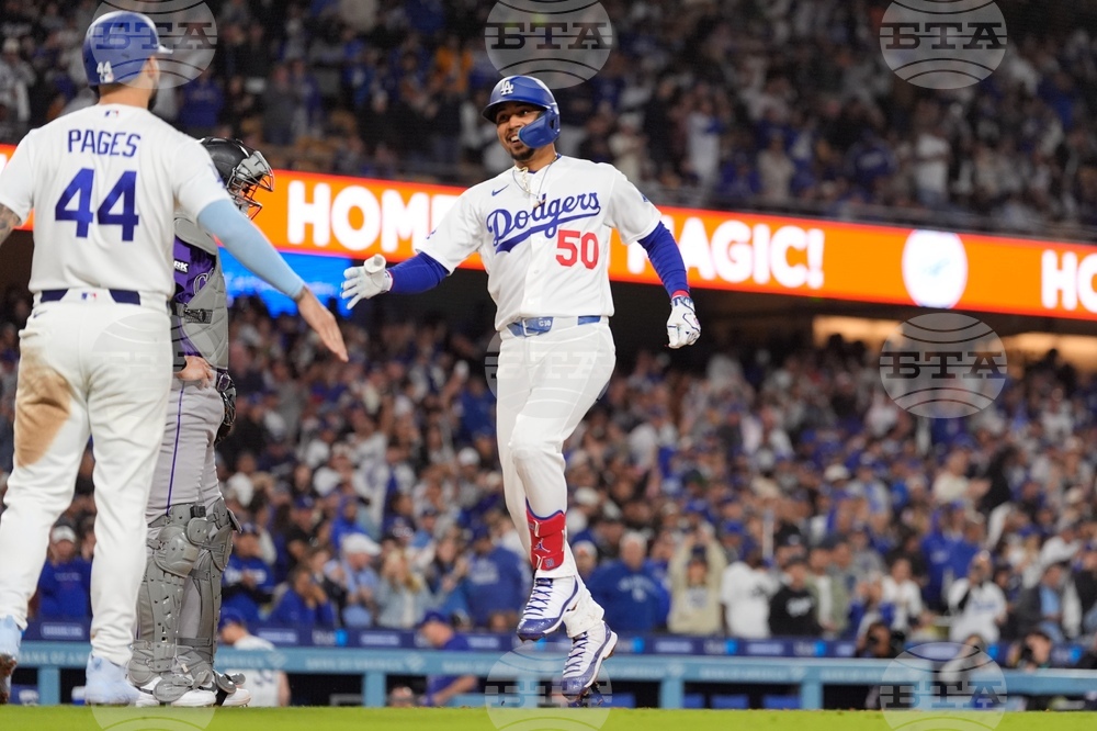 Rockies Dodgers Baseball