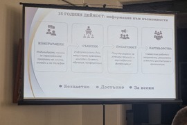 Добрич - Областен информационен център - годишнина