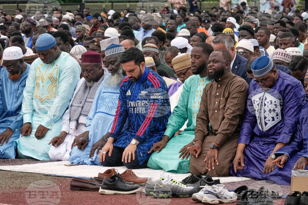 APTOPIX New York Eid al-Adha