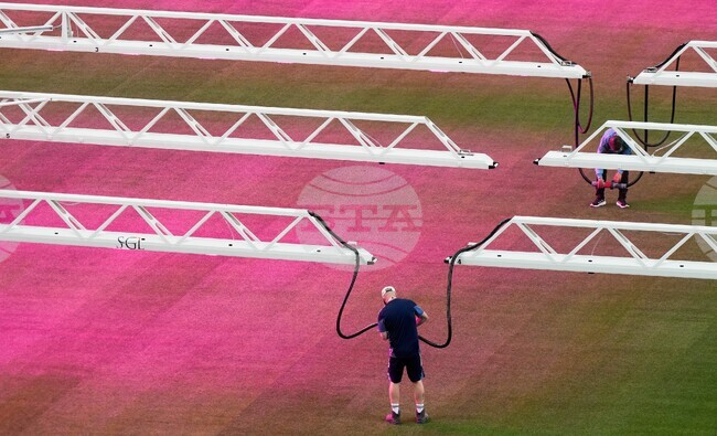 WCup Houston Stadium Preparation Soccer