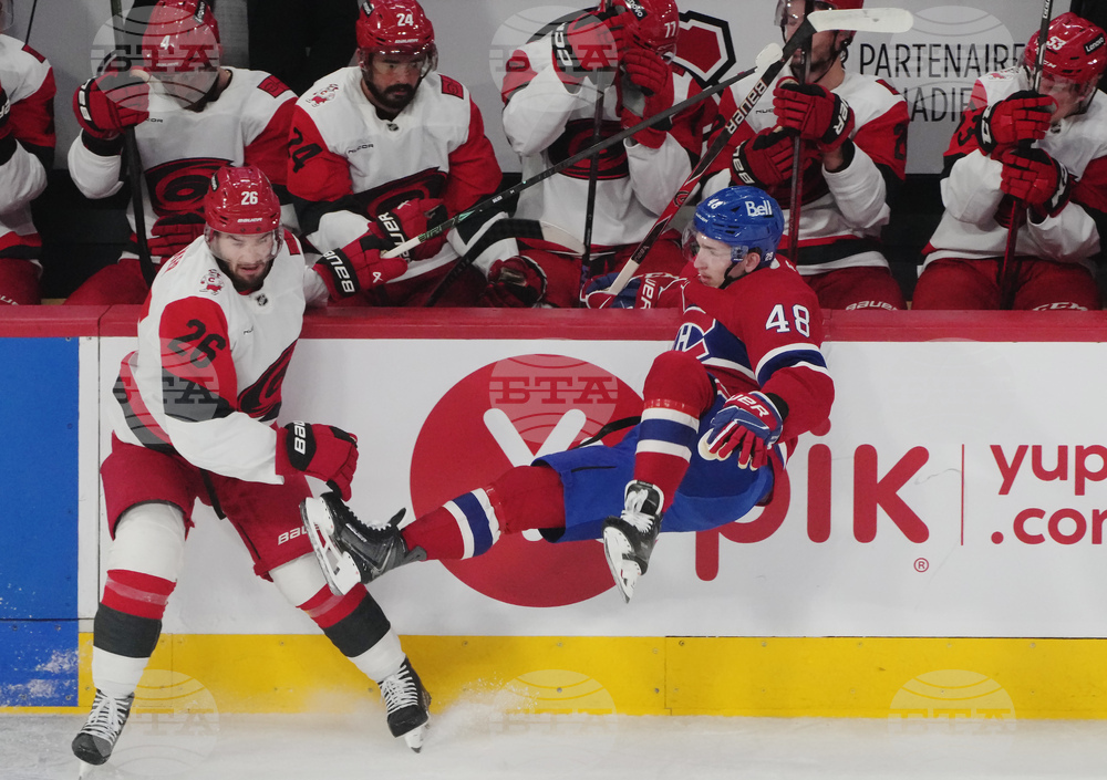 Hurricanes Canadiens Hockey