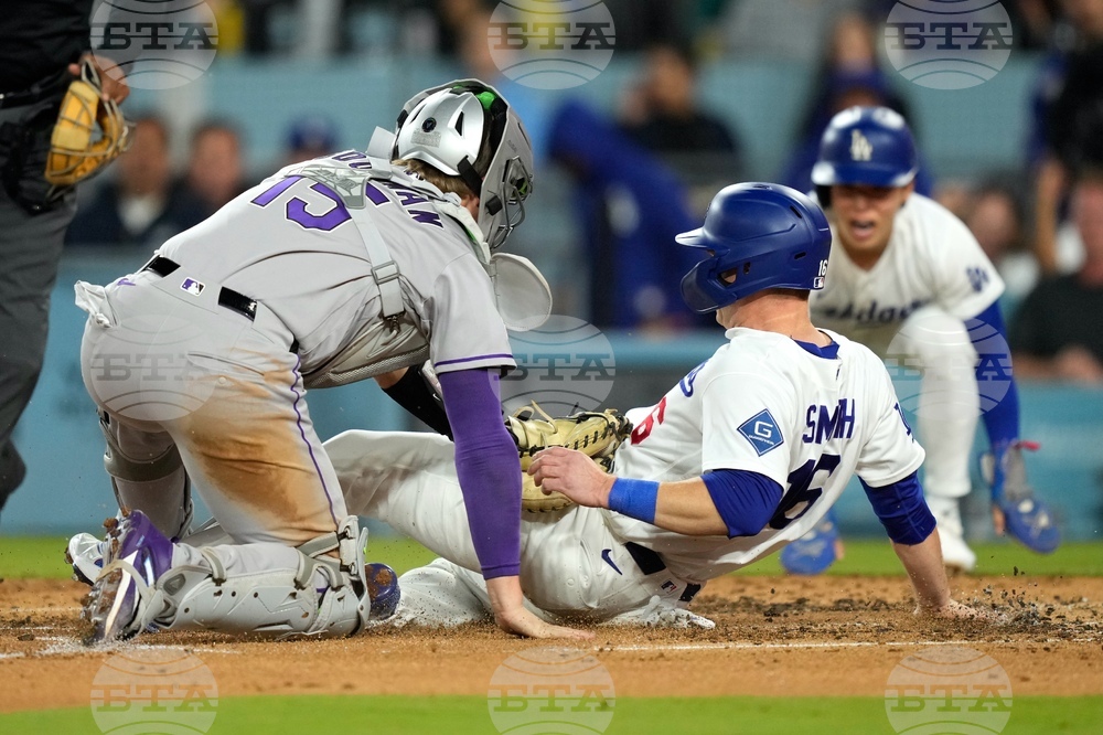 Rockies Dodgers Baseball
