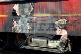 Стралджа - жп гара - пожар в локомотив
