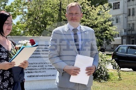 Казанлък - самолетостроене - Аеропланно училище - годишнина - паметна плоча