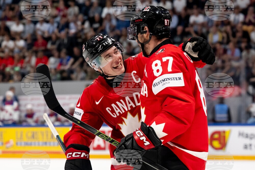 APTOPIX Switzerland World Championship Ice Hockey