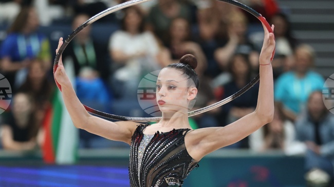 Siyana Alekova Secures Bulgaria's Second Gold Medal at European Championships in Rhythmic Gymnastics