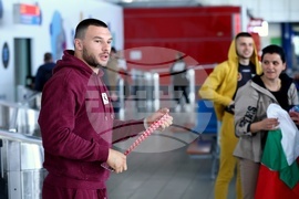 Летище София - борци - пристигане - Кирил Милов