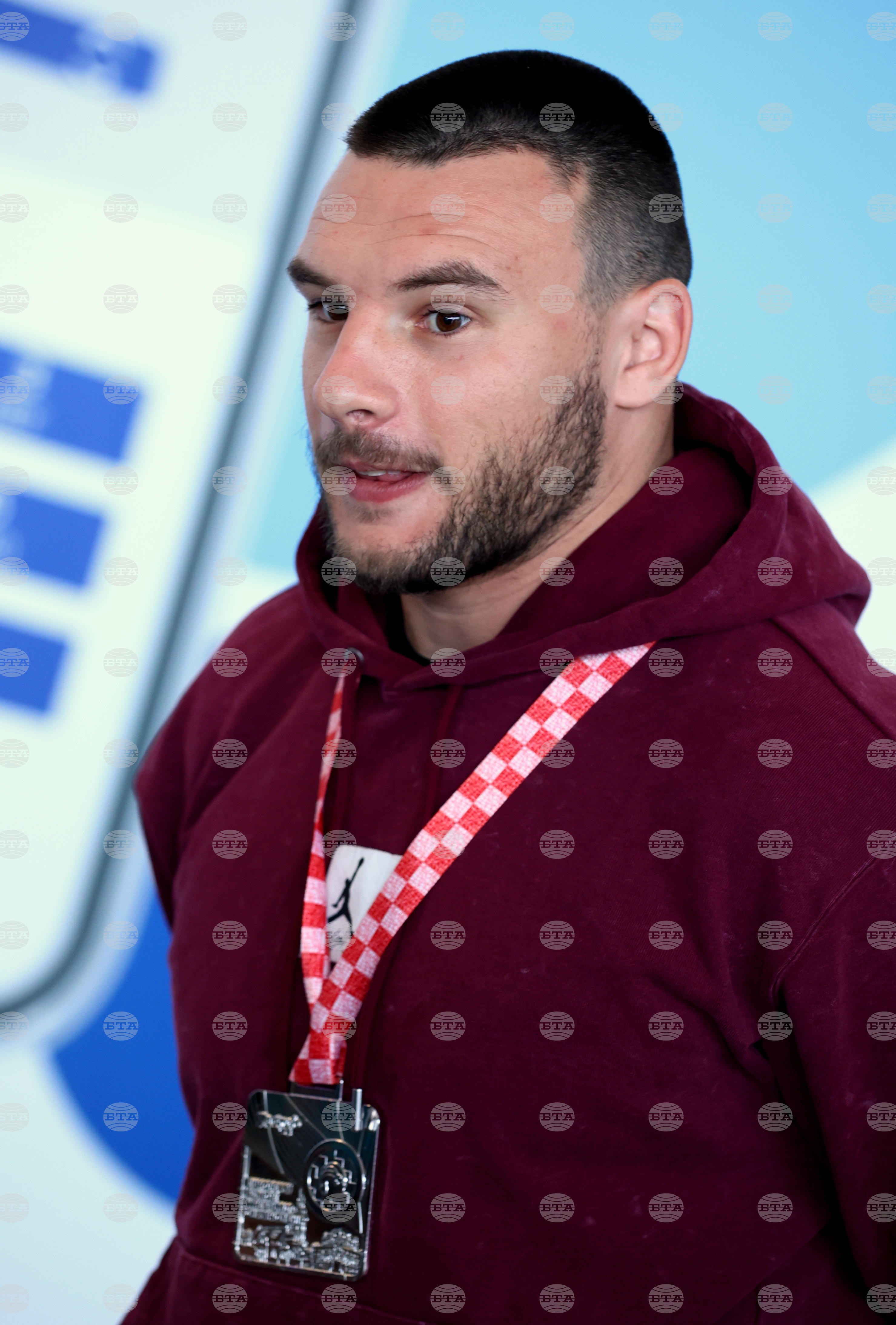 Летище София - борци - пристигане - Кирил Милов