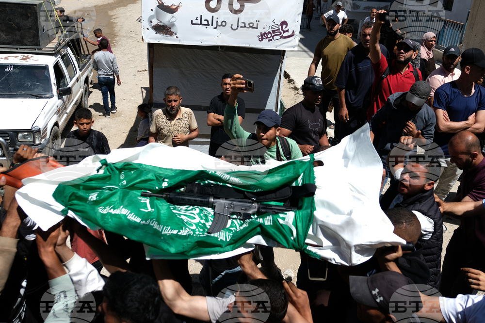 CORRECTION Israel Palestinians Gaza