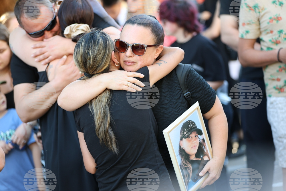 Благоевград - загинало момиче - бдение