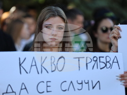 Благоевград - загинало момиче - бдение