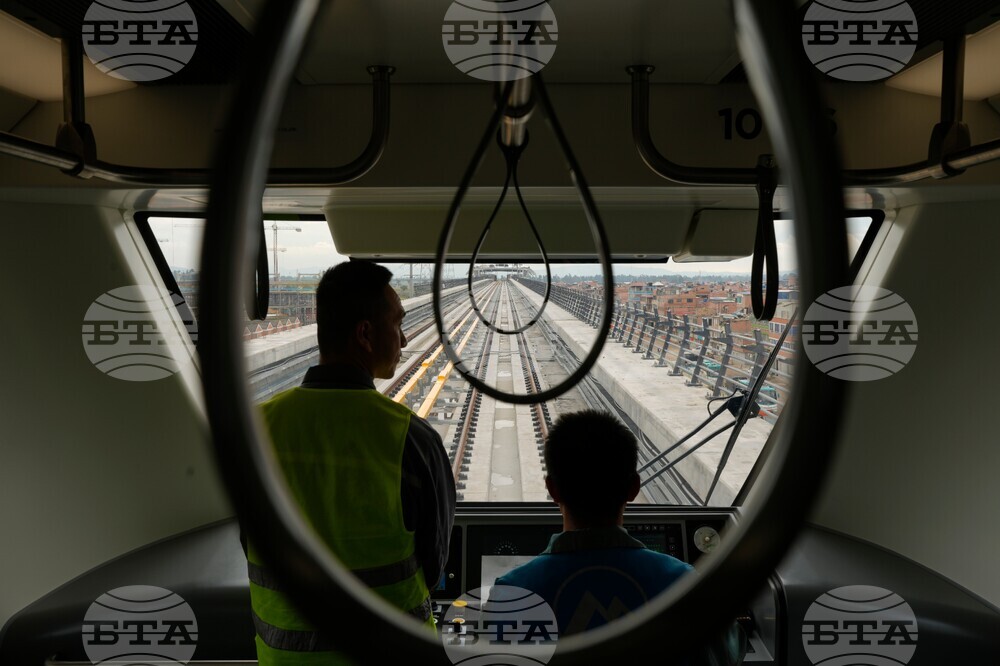 APTOPIX Colombia Bogota Metro