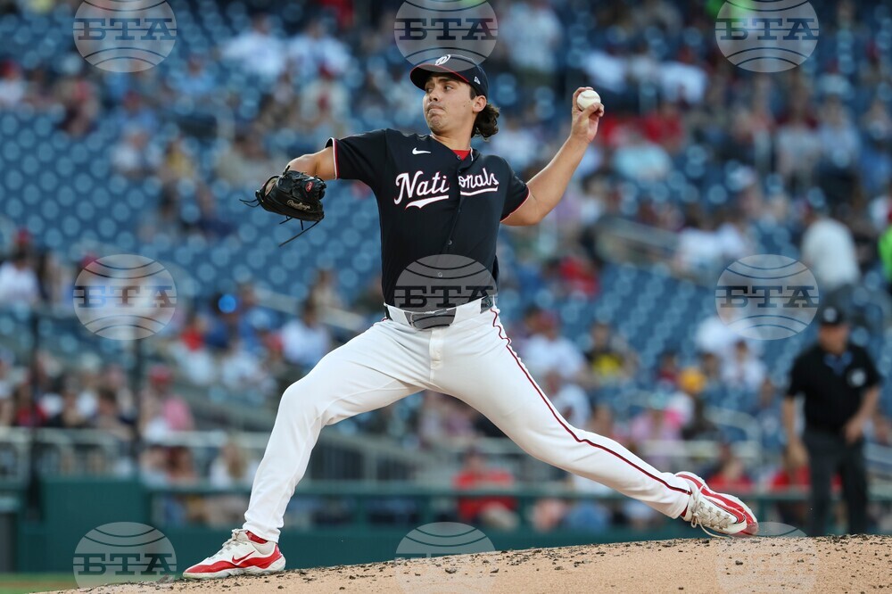 Padres Nationals Baseball