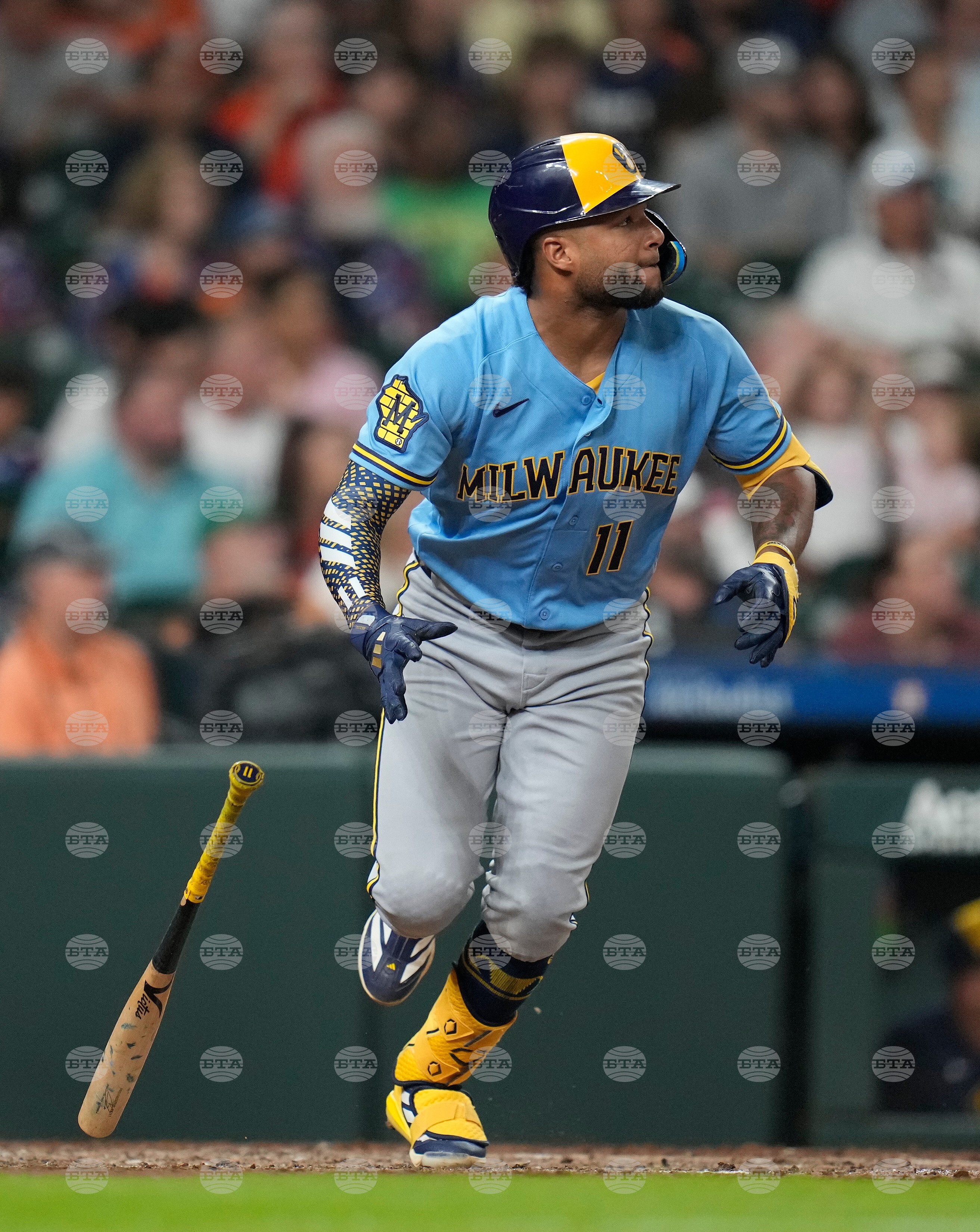 Brewers Astros Baseball