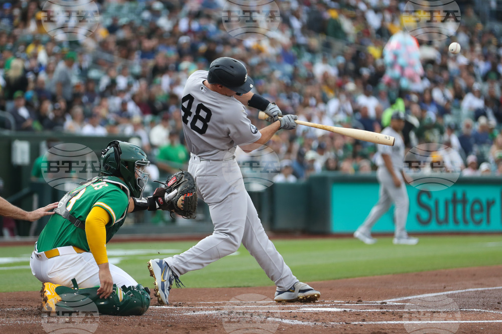 Yankees Athletics Baseball