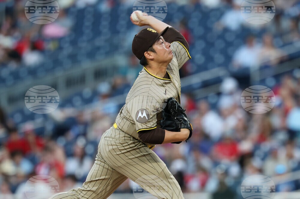 Padres Nationals Baseball