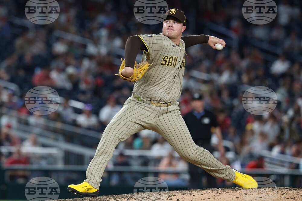 Padres Nationals Baseball