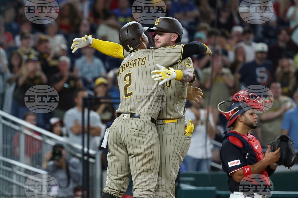 Padres Nationals Baseball