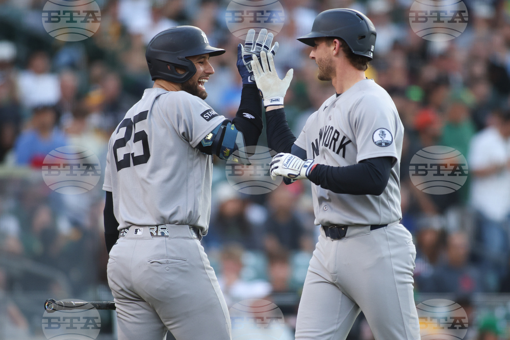 Yankees Athletics Baseball