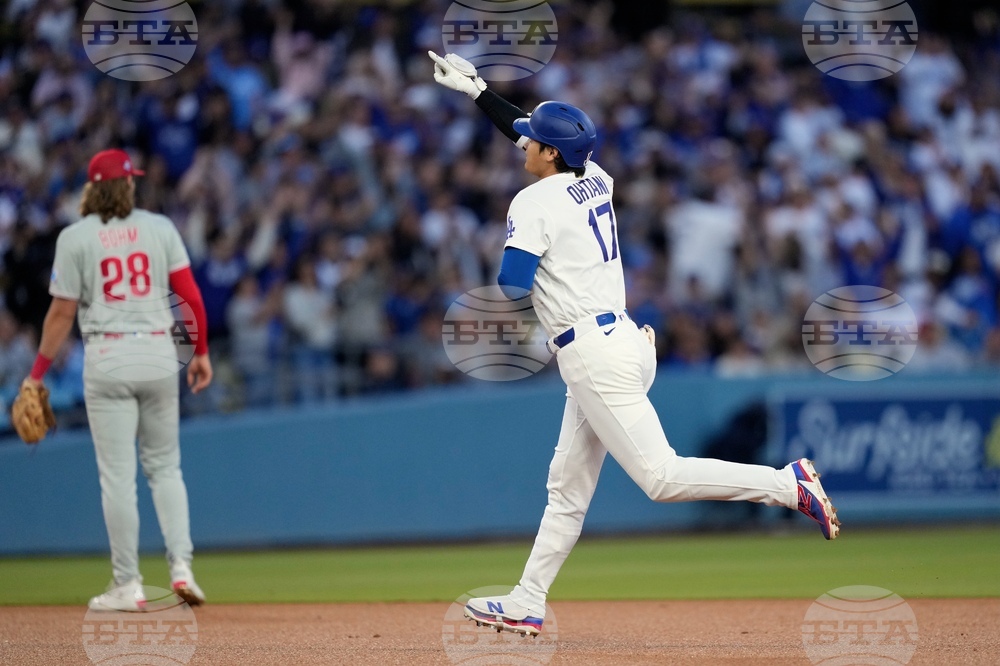 Phillies Dodgers Baseball