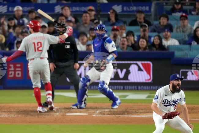 APTOPIX Phillies Dodgers Baseball