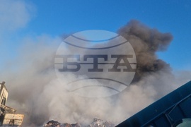 Стара Загора - пожар - гасене