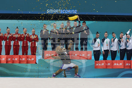 Варна - Европейско първенство по художествена гимнастика 2026 - ансамбли - награждаване