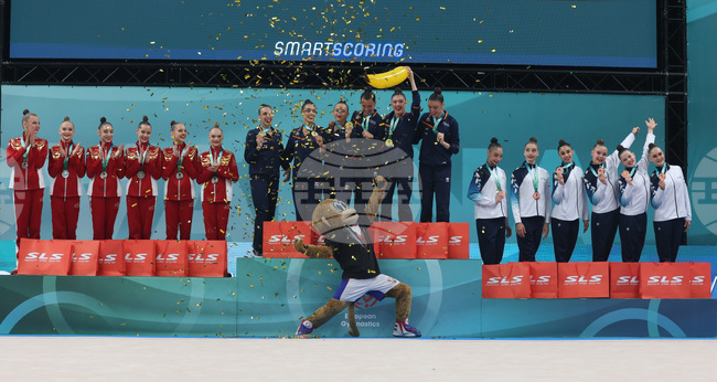 Варна - Европейско първенство по художествена гимнастика 2026 - ансамбли - награждаване