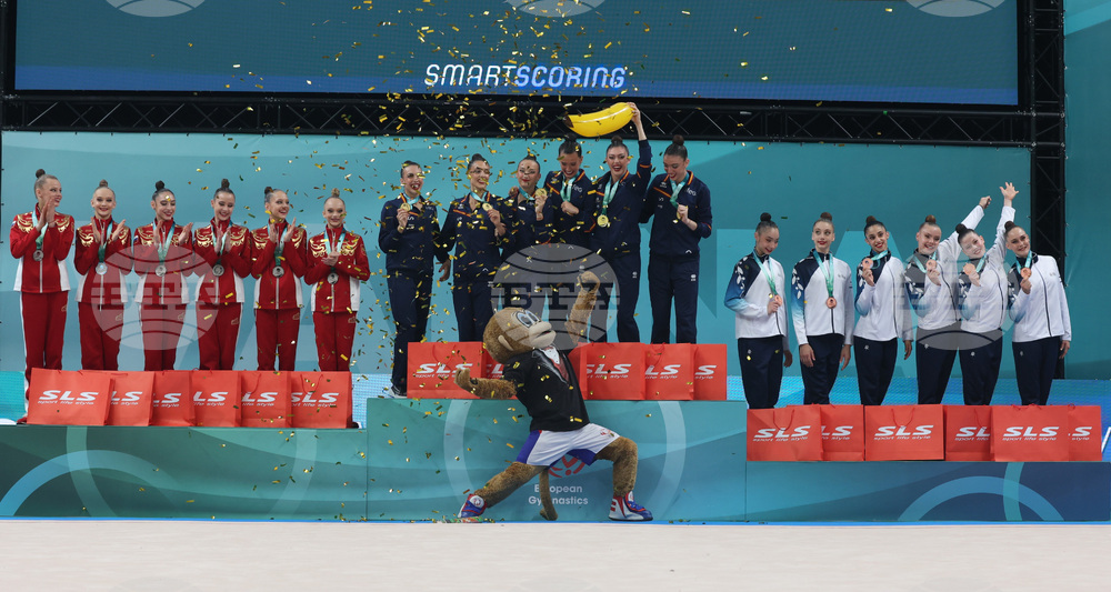 Варна - Европейско първенство по художествена гимнастика 2026 - ансамбли - награждаване