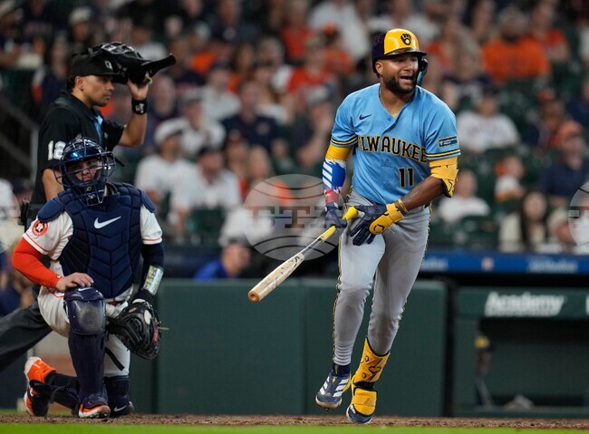 Brewers Astros Baseball