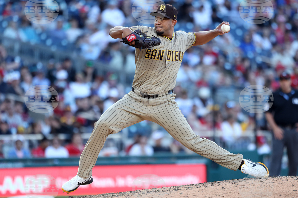 Padres Nationals Baseball