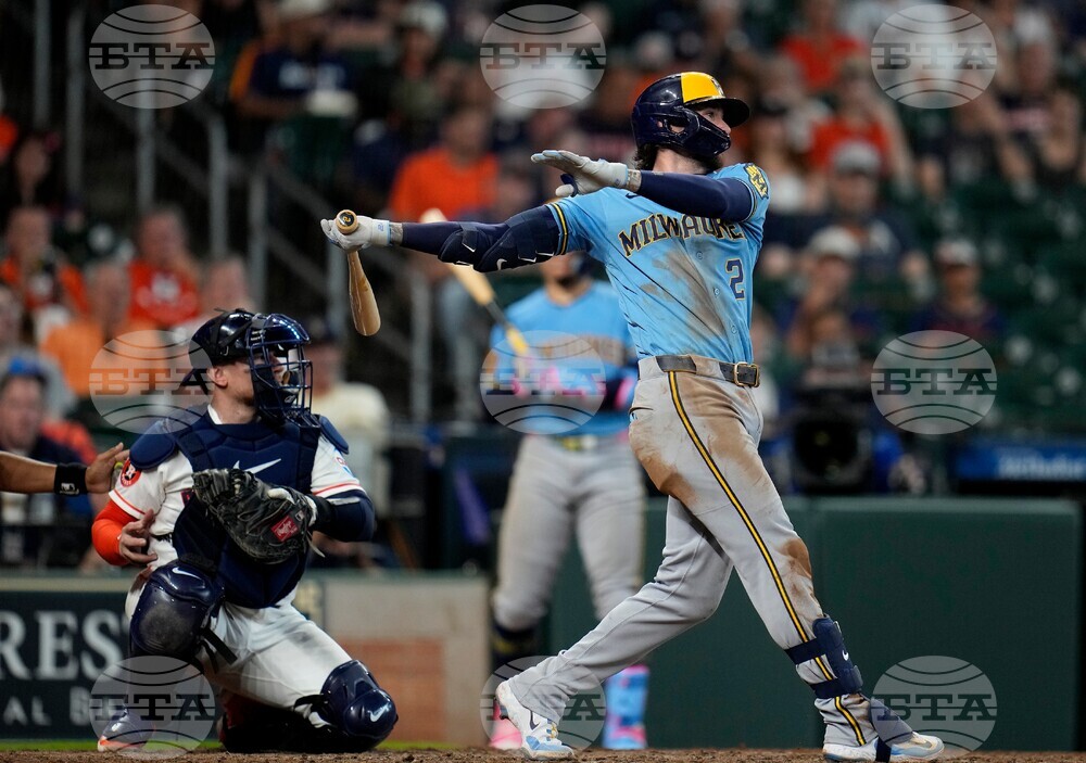 Brewers Astros Baseball