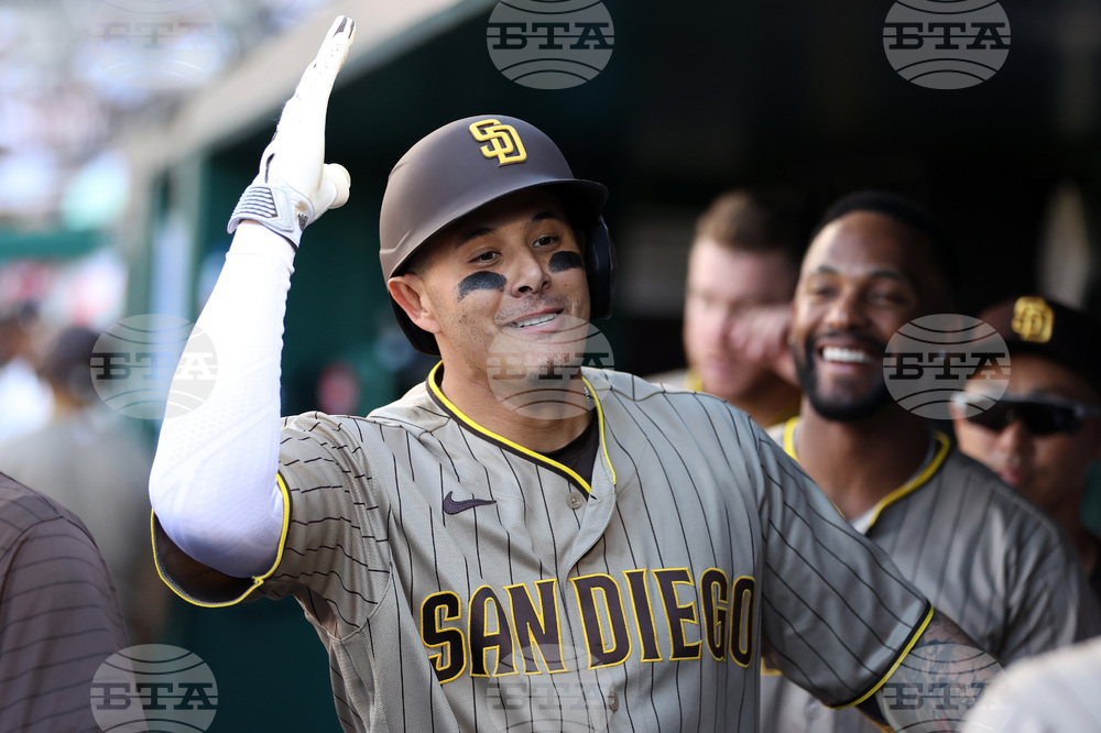 Padres Nationals Baseball