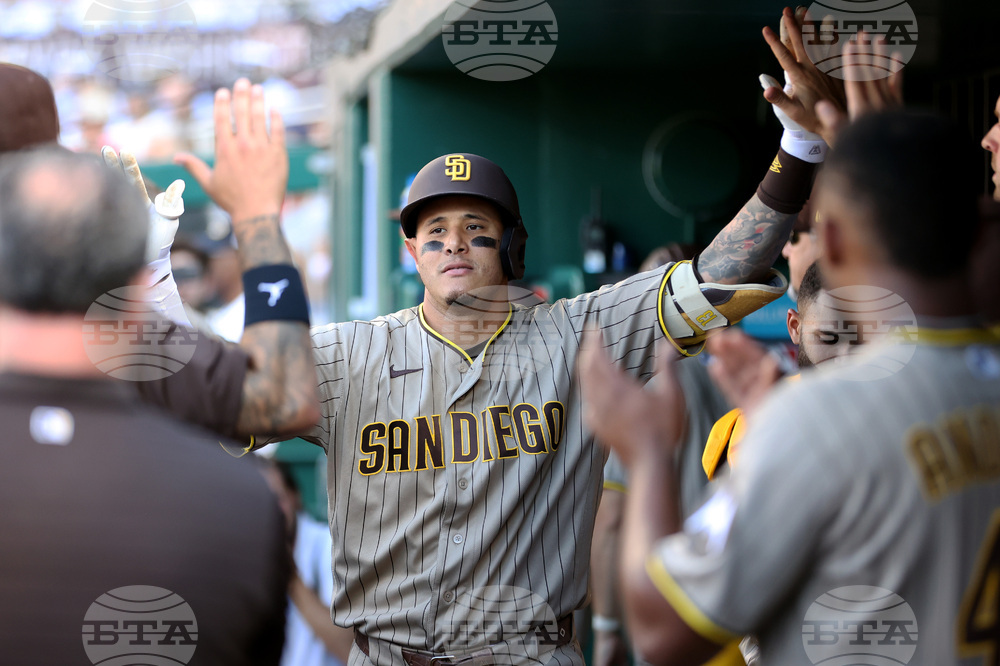 Padres Nationals Baseball