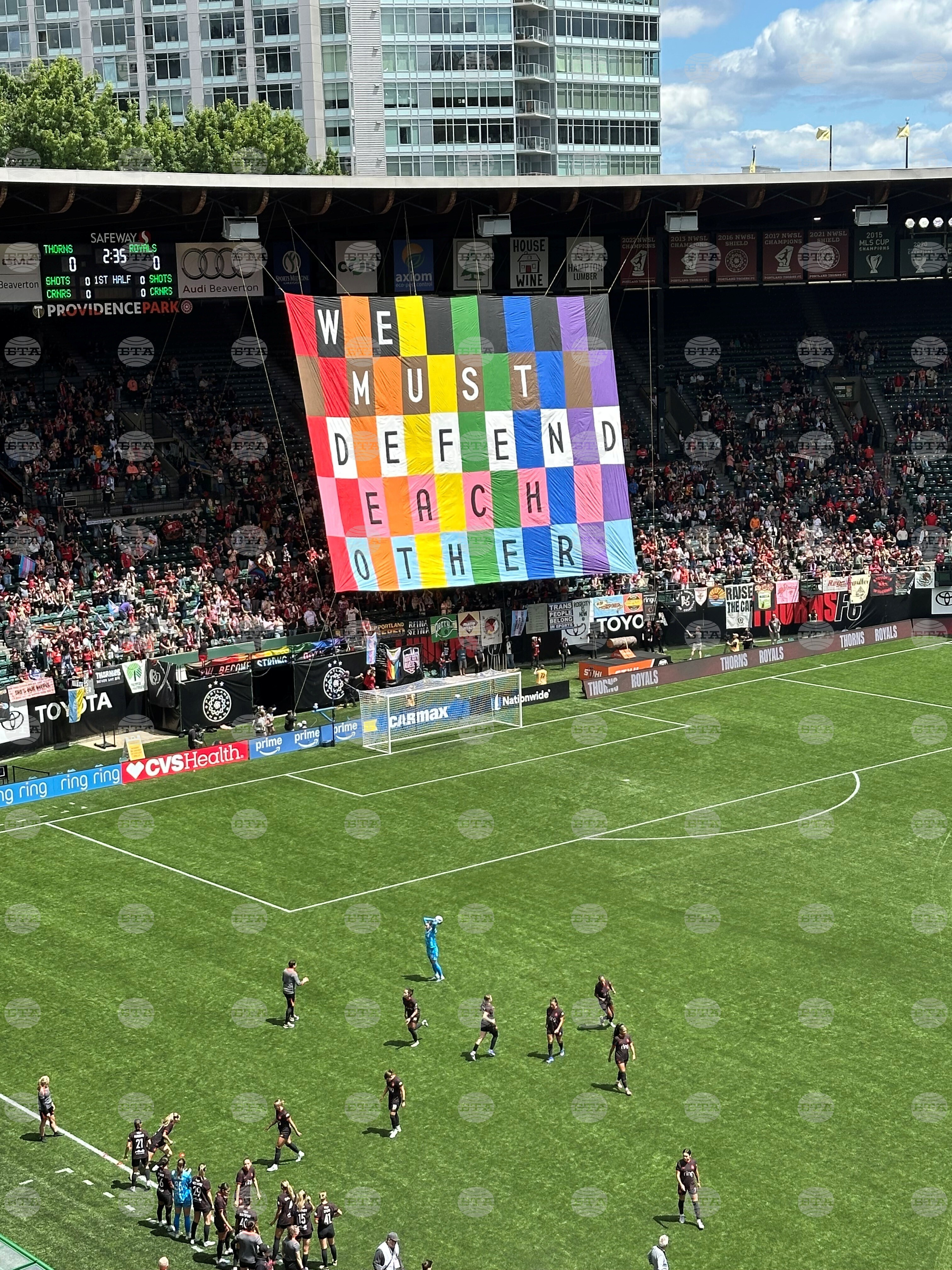 NWSL WNBA Doubleheader Soccer