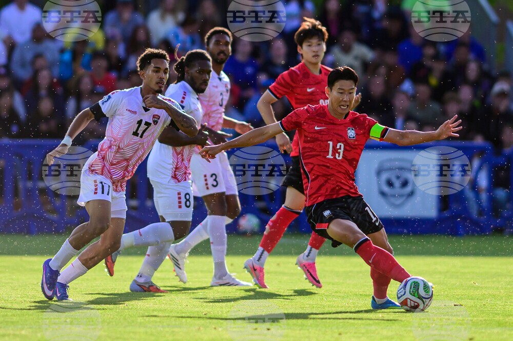CORRECTION South Korea Trinidad and Tobago Soccer