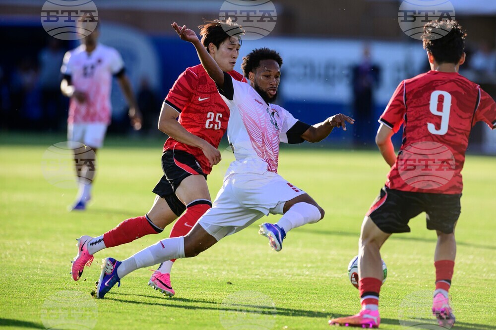 CORRECTION South Korea Trinidad and Tobago Soccer