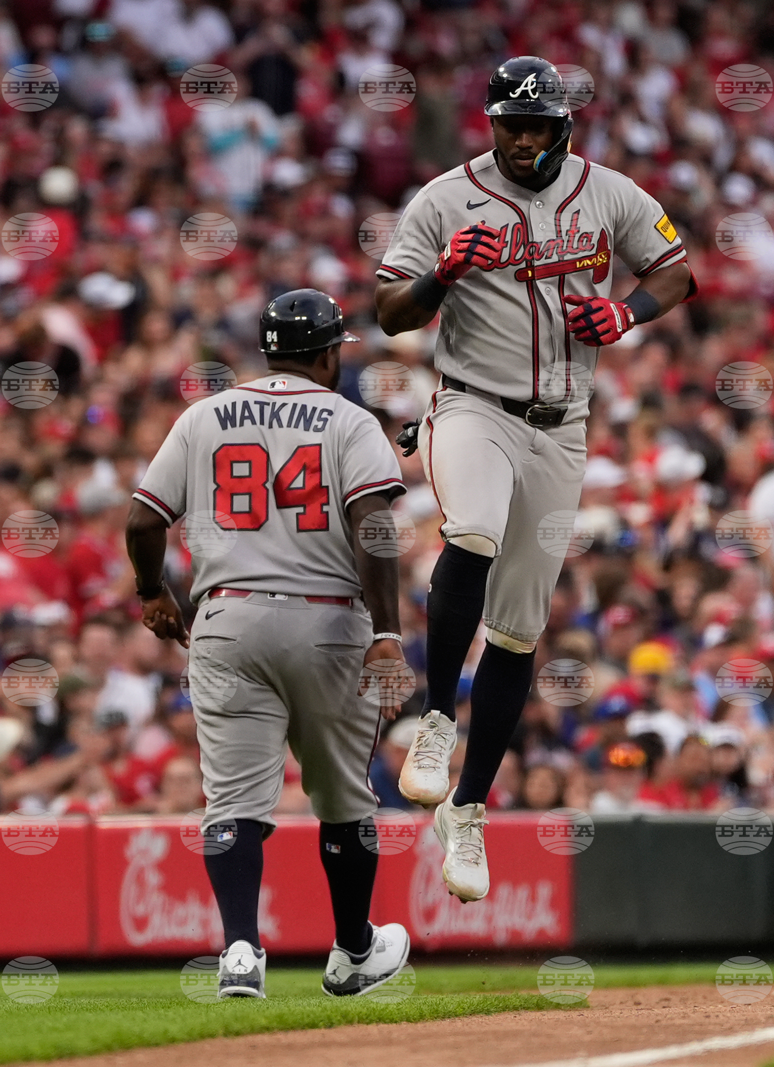 Braves Reds Baseball