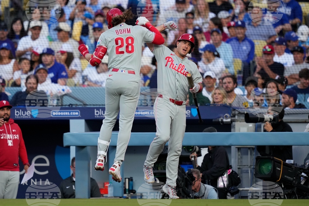 Phillies Dodgers Baseball