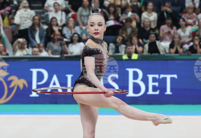 Stiliana Nikolova Finishes Seventh in Hoop Final at Rhythmic Gymnastics World Championships in Frankfurt