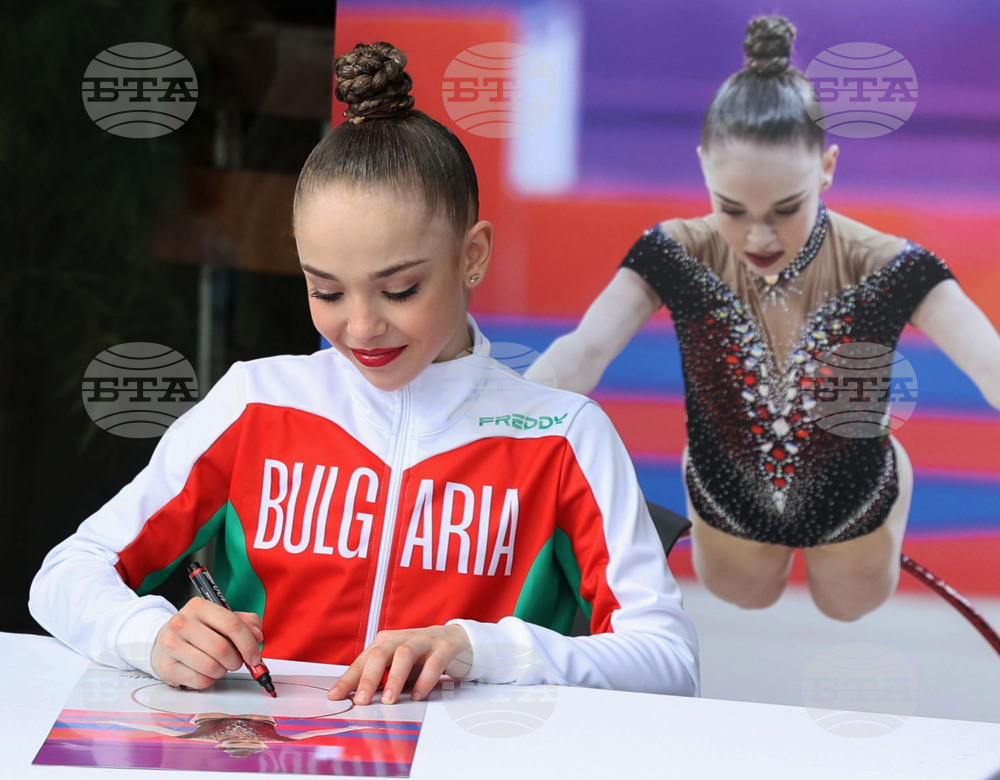 Варна - Европейско първенство по художествена гимнастика 2026 - Стилияна Николова - автографи