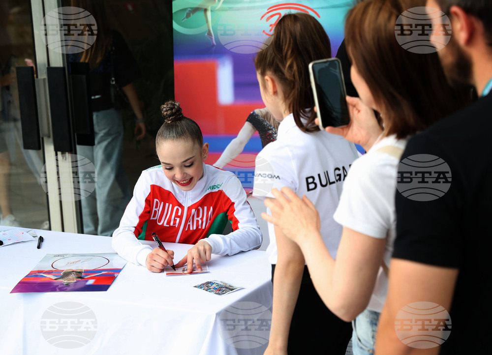 Варна - Европейско първенство по художествена гимнастика 2026 - Стилияна Николова - автографи