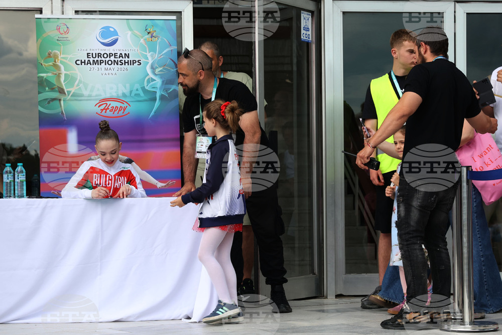 Варна - Европейско първенство по художествена гимнастика 2026 - Стилияна Николова - автографи