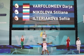 Варна - Европейско първенство по художествена гимнастика - награждаване