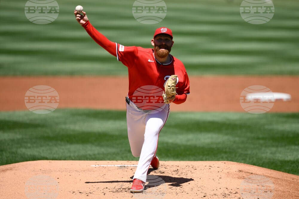 Padres Nationals Baseball