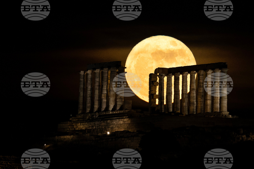 Greece Full Moon